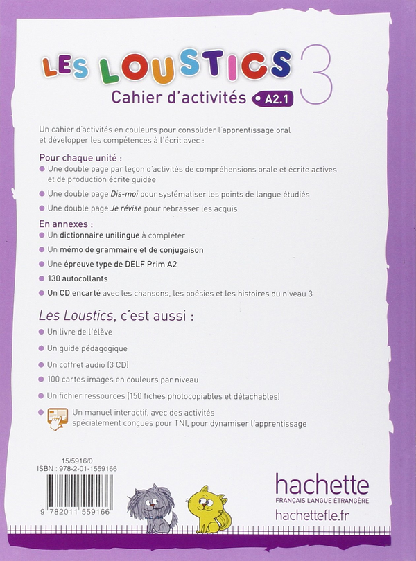[object Object] «Les Loustics: Niveau 3: Cahier d'activites (+ CD)», авторов Марианна Капуэ, Хьюг Денисо - фото №2 - миниатюра