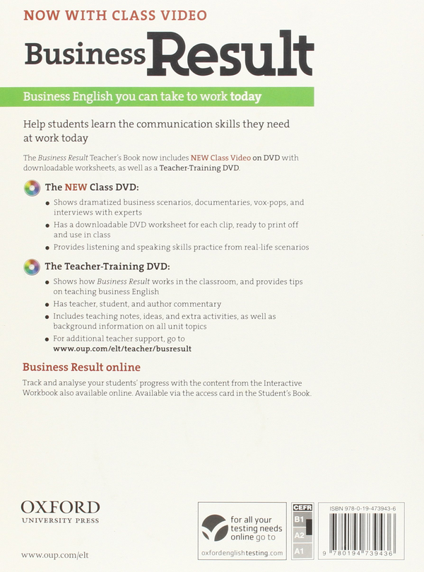 Бумажная книга «Business Result: Pre-Intermediate: Teacher's Book Pack (+DVD)», автор Марк Бартрам - фото №1
