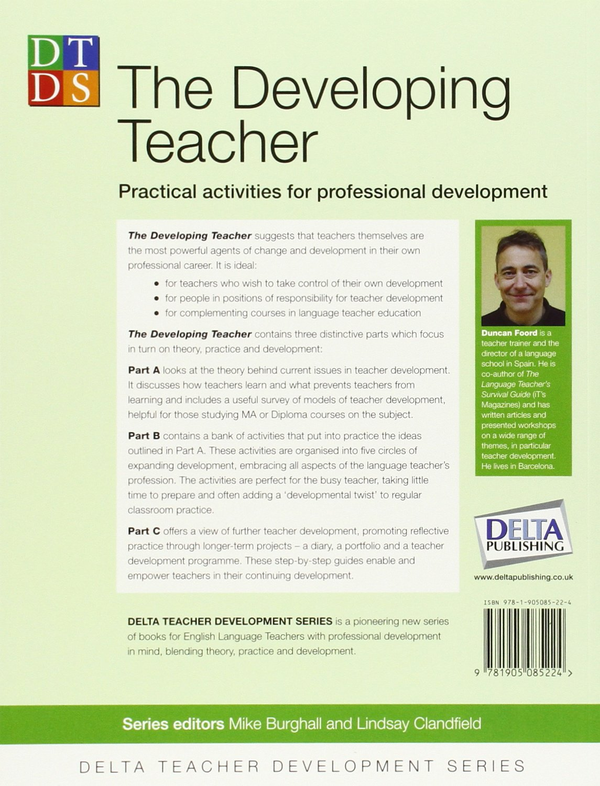 Паперова книга «Delta Teacher Development: Developing Teacher: Practical Activities for Professional Development», автор Дункан Фурд - фото №1