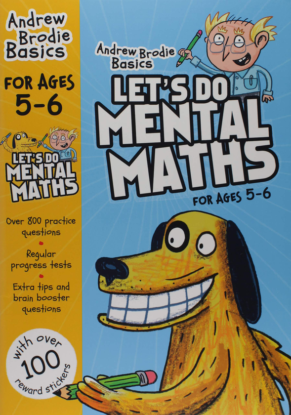 Паперова книга «Let's do Mental Maths for ages 5-6: For children learning at home», автор Ендрю Броуді - фото №1