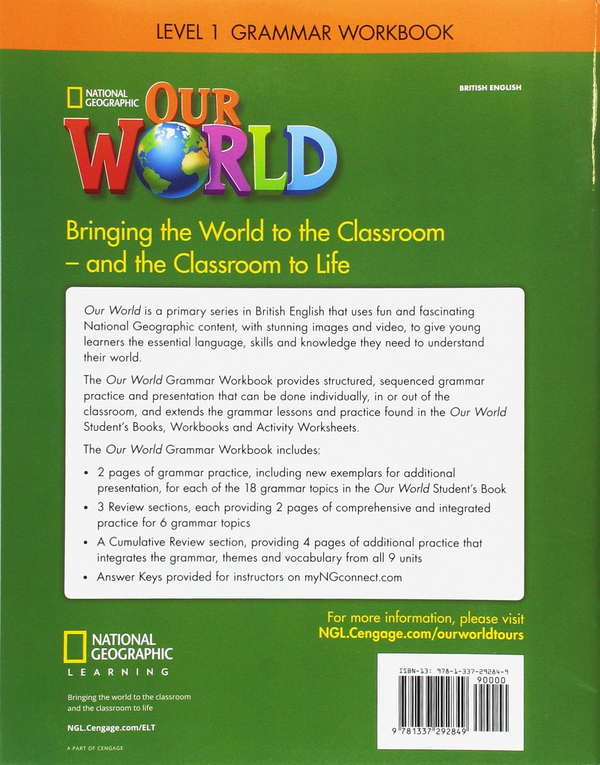Бумажная книга «Our World 1 Grammar Workbook» - фото №1
