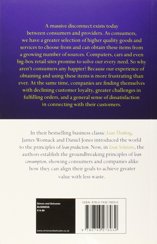 Паперова книга «Lean Solutions. How Companies and Customers Can Create Value and Wealth Together» - фото №1