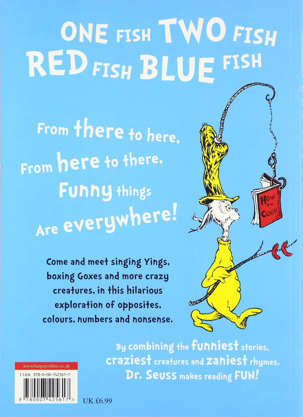 Паперова книга «One Fish, Two Fish, Red Fish, Blue Fish», автор Доктор Сьюз - фото №1