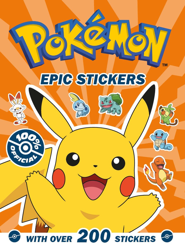 Бумажная книга «Pokemon Epic stickers» - фото №1