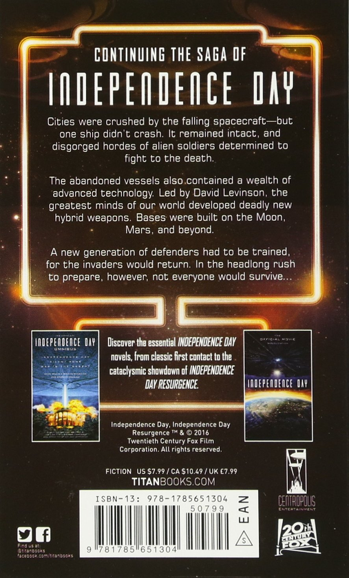 Бумажная книга «Independence Day: Crucible (The Official Prequel)», автор Грег Киз - фото №1