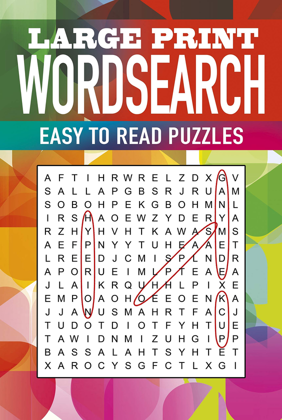 Бумажная книга «Large Print Wordsearch», автор Эрик Сондерс - фото №1