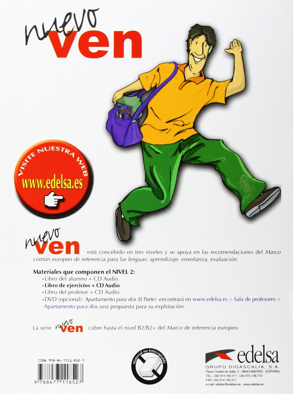 Паперова книга «Nuevo Ven 2 EJERCICIOS (+CD)», автор Франциска Кастро - фото №1