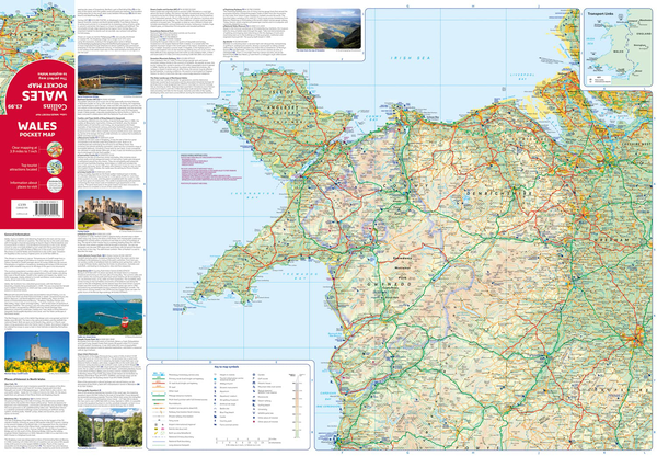 Бумажная книга «Wales Pocket Map. The Perfect Way to Explore Wales» - фото №1