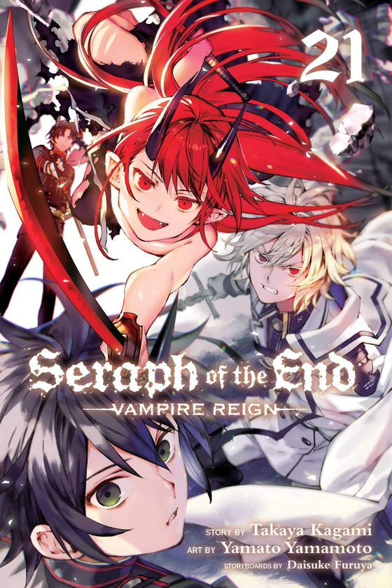 Бумажная книга «Seraph of the End. Volume 21. Vampire Reign», автор Такая Кагами - фото №1