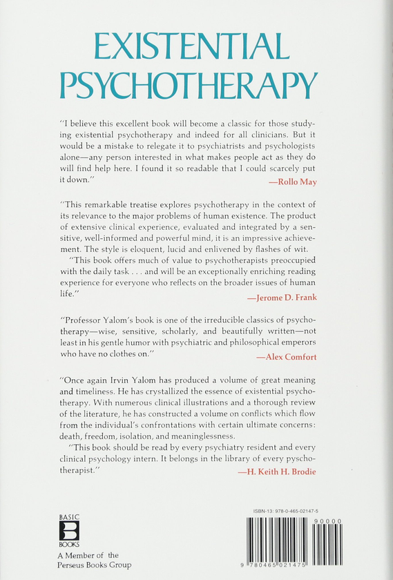 Бумажная книга «Existential Psychotherapy», автор Ирвин Ялом - фото №1