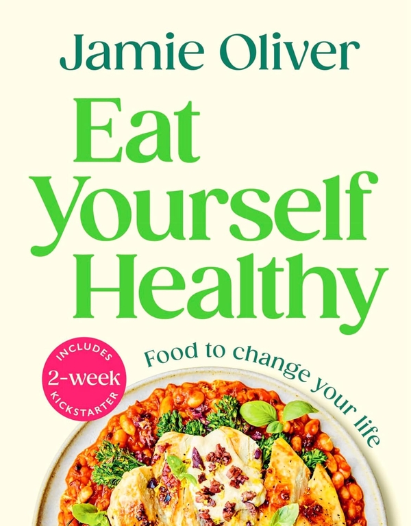 Паперова книга «Eat Yourself Healthy», автор Джеймі Олівер - фото №1
