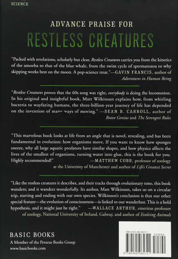 Бумажная книга «Restless Creatures : The Story of Life in Ten Movements», автор Мэтт Уилкинсон - фото №1