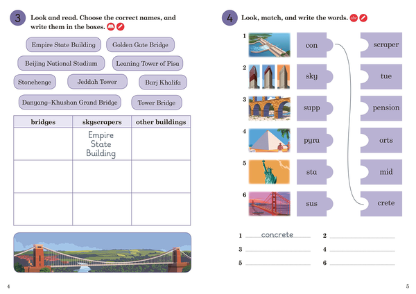 Паперова книга «Ladybird Readers. Level 3. Great Buildings. Activity Book» - фото №1