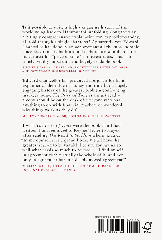 Паперова книга «The Price of Time. The Real Story of Interest», автор Едвард Чанселлор - фото №1