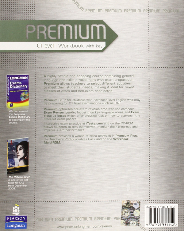 [object Object] «Premium C1 Level Workbook with Key (+ CD-ROM)», автор Ентоні Косгроув - фото №2 - мініатюра