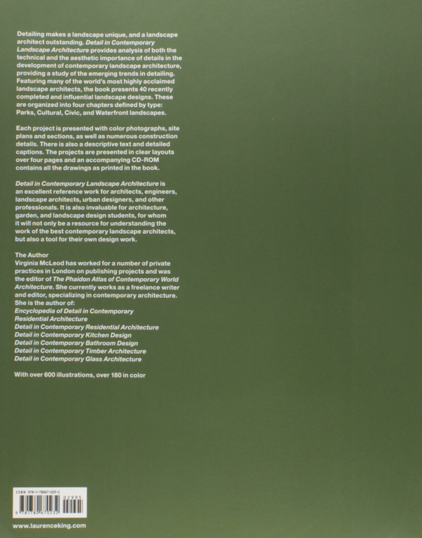 Паперова книга «Detail in Contemporary Landscape Architecture», автор Вирджиния Маклеод - фото №1