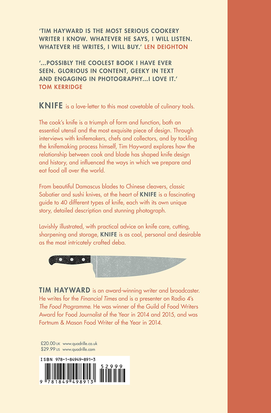 Паперова книга «Knife: The Culture, Craft and Cult of Cook's Knife », автор Тім Хейворд - фото №1