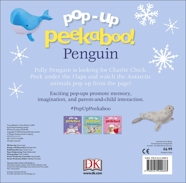 Бумажная книга «Pop-Up Peekaboo! Penguin» - фото №1