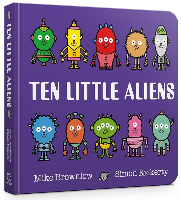 Бумажная книга «Ten Little Aliens», автор Майк Браунлоу - фото №1