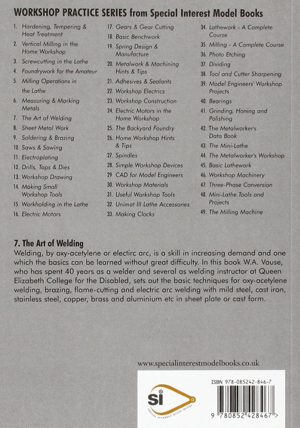 Паперова книга «The Art of Welding», автор В. А. Вауз - фото №1