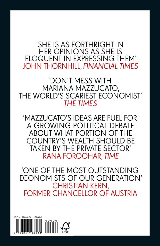 Паперова книга «The Value of Everything. Making and Taking in the Global Economy», автор Маріана Маццукато - фото №1