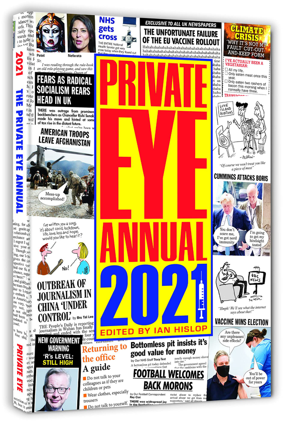 Бумажная книга «Private Eye Annual 2021», автор Йен Хислоп - фото №1