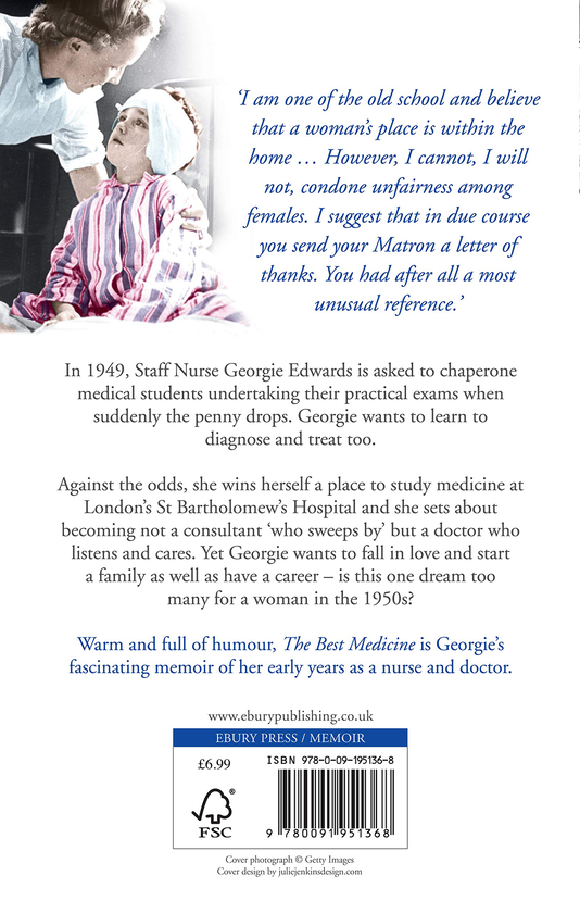 Паперова книга «The Best Medicine: The True Story of a Nurse who became a Doctor in the 1950s», автор Джорджи Едвардс - фото №1