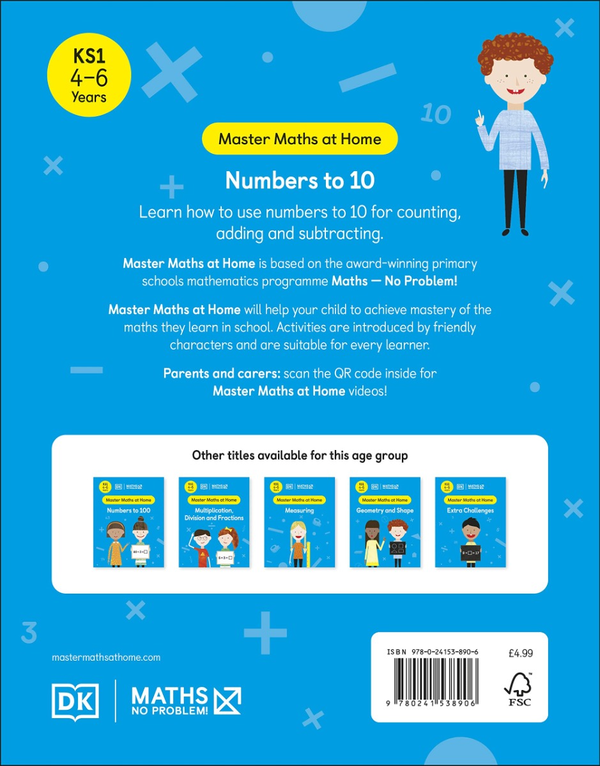 Бумажная книга «Numbers to 10. Ages 4-6 (Key Stage 1)» - фото №1