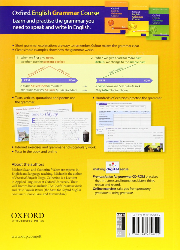 [object Object] «Oxford English Grammar Course: Intermediate with Answers (+CD-ROM Pack)», авторов Кэтрин Уолтерс, Майкл Суон - фото №3 - миниатюра