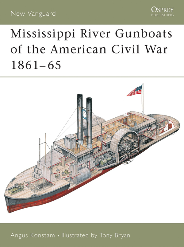 Бумажная книга «Mississippi River Gunboats of the American Civil War 1861–65», автор Ангус Констам - фото №1