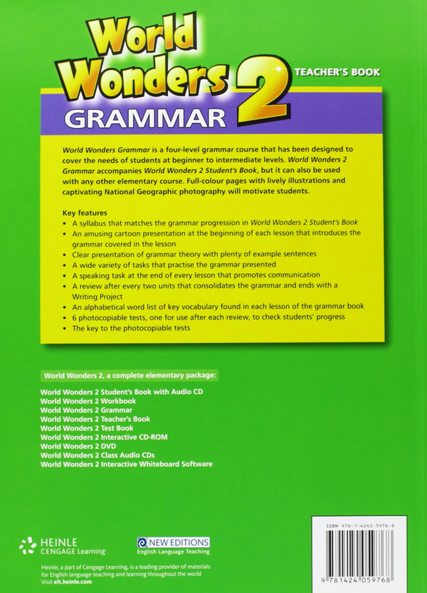 Паперова книга «World Wonders 2 Grammar. Teacher's Book» - фото №1