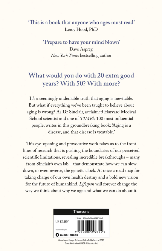 Бумажная книга «Lifespan. Why We Age - and Why We Don't Have to», автор Дэвид Эндрю Синклер - фото №1