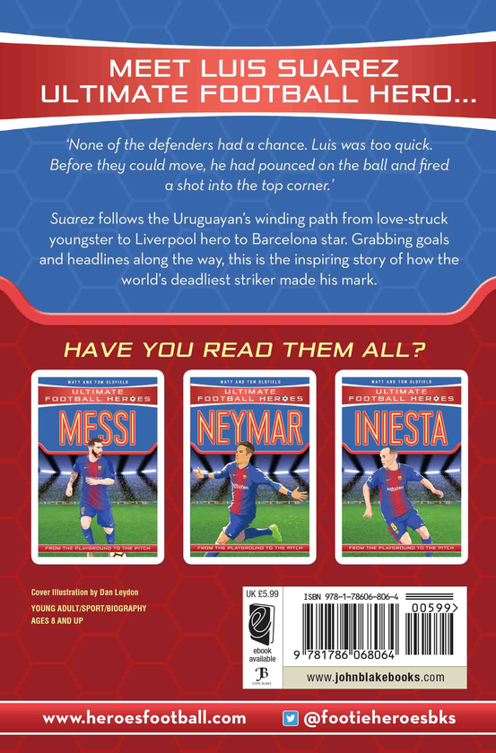 Бумажная книга «Suarez (Classic Football Heroes) - Collect Them All!», авторов Мэтт Олдфилд, Том Олдфилд - фото №1