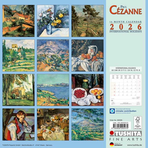 Паперова книга «Paul Cézanne 2026» - фото №1
