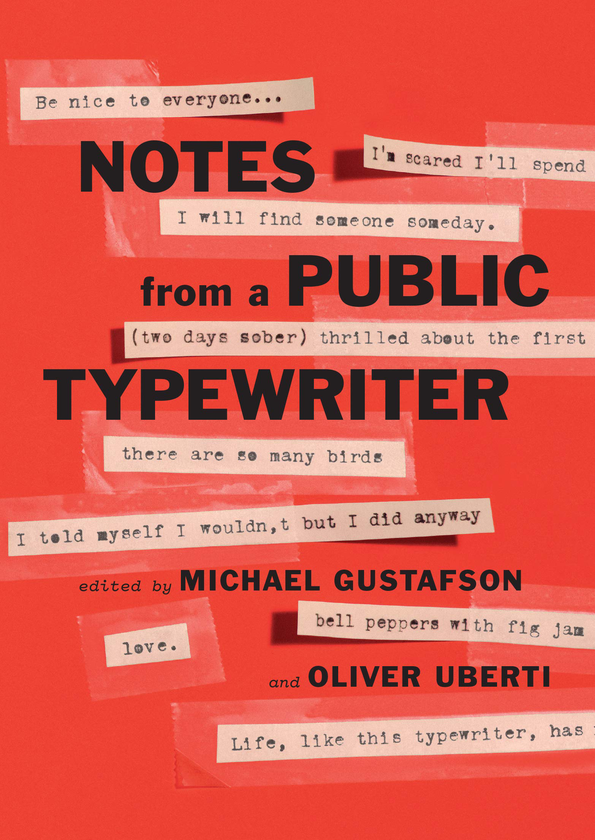 Бумажная книга «Notes from a Public Typewriter», автор Майкл Густафсон - фото №1