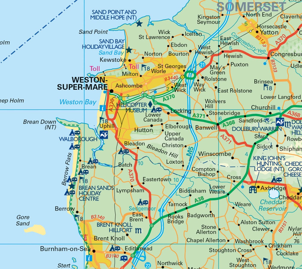 Бумажная книга «Somerset Pocket Map. The Perfect Way to Explore Somerset» - фото №1