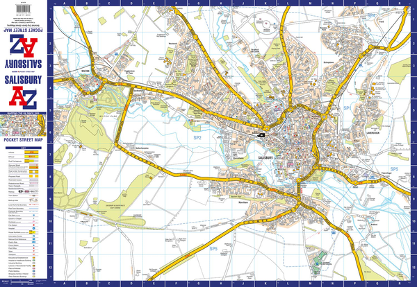 Бумажная книга «Salisbury A-Z Pocket Street Map» - фото №1