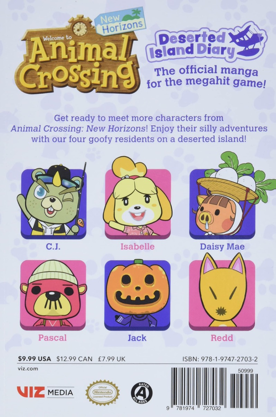 Паперова книга «Animal Crossing. New Horizons. Volume 2. Deserted Island Diary», автор Коконасу Румба - фото №1