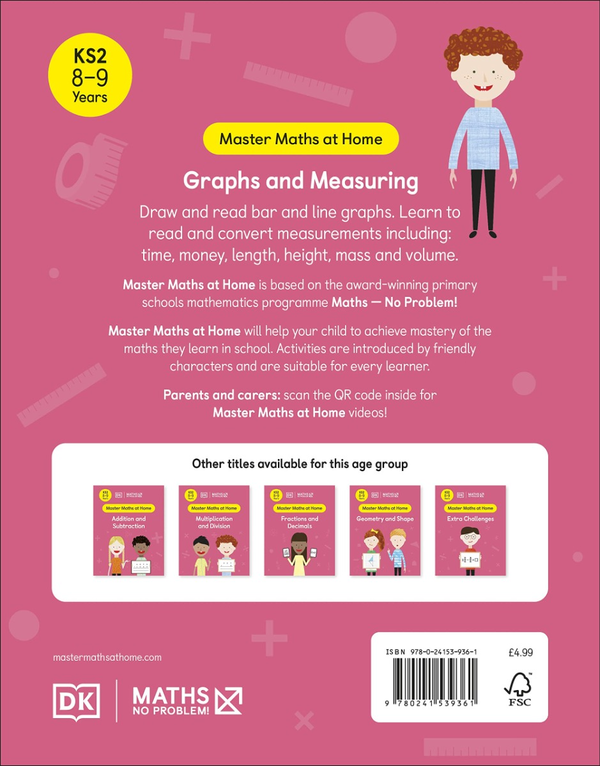 Бумажная книга «Graphs and Measuring. Ages 8-9 (Key Stage 2)» - фото №1