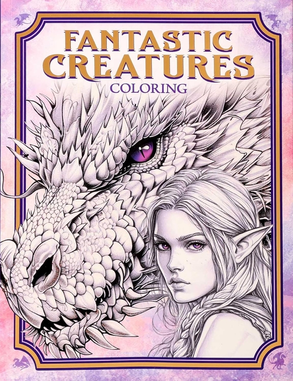 Паперова книга «Fantastic Creatures Coloring», автор Редактори Thunder Bay Press - фото №1