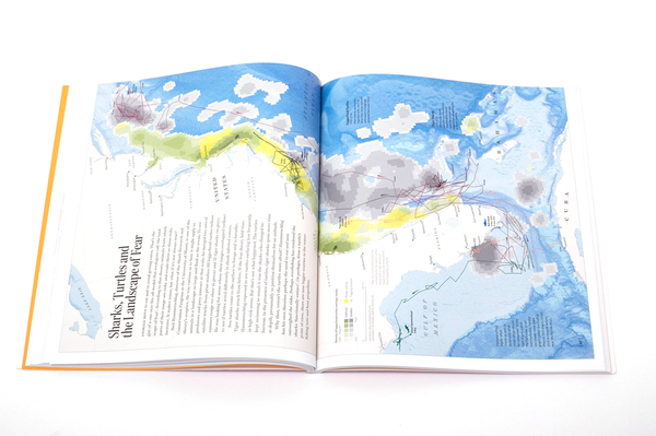 Бумажная книга «Where The Animals Go: Tracking Wildlife with Technology in 50 Maps and Graphics», авторов Джеймс Чешире, Оливер Уберти - фото №1