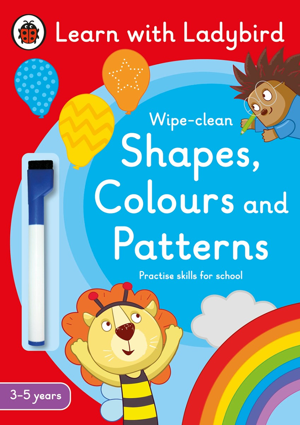 [object Object] «Shapes, Colours and Patterns. A Learn with Ladybird Wipe-clean Activity Book » - фото №1