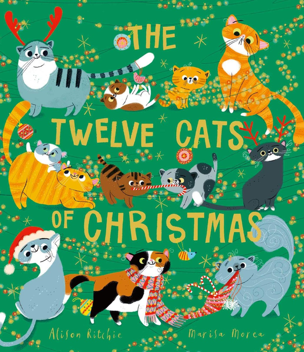 Бумажная книга «The Twelve Cats of Christmas», автор Элисон Ричи - фото №1