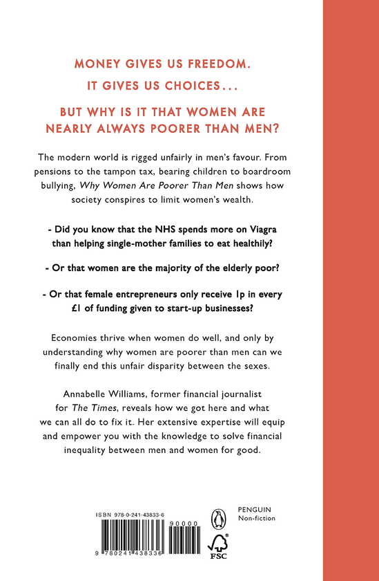 Бумажная книга «Why Women Are Poorer Than Men and What We Can Do About It», автор Аннабель Уильямс - фото №1