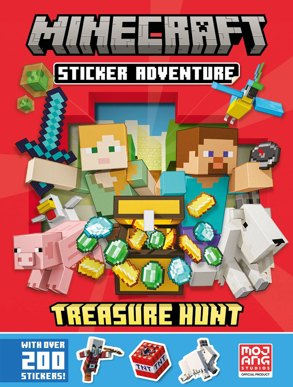 [object Object] «Minecraft Sticker Adventure. Treasure Hunt», автор Mojang AB - фото №1