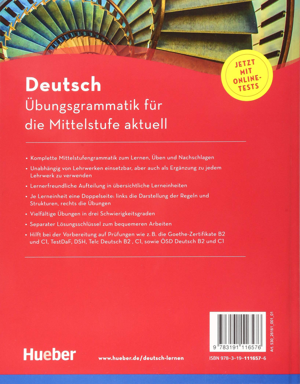 [object Object] «Ubungsgrammatik fur die Mittelstufe Neu mit Online Tests», авторів Аксель Херрінг, Магдалена Матуссек, Міхаела Перлманн-Бальме - фото №2 - мініатюра
