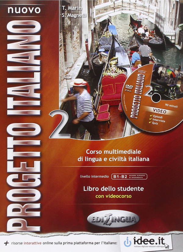 Бумажная книга «Nuovo Progetto Italiano 2: Libro dello Studente (+CD)», автор Телис Марин - фото №1