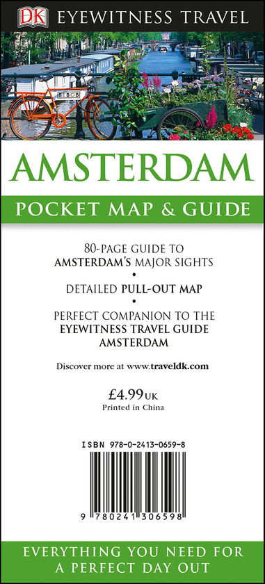 Бумажная книга «Amsterdam Pocket Map and Guide» - фото №1