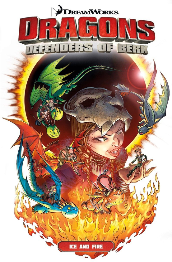 Бумажная книга «Dragons Defenders of Berk. Ice and Fire», автор Саймон Фурман - фото №1
