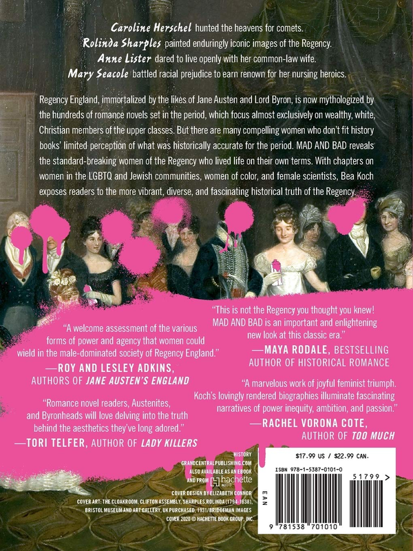 Паперова книга «Mad and Bad. Real Heroines of the Regency», автор Беа Кох - фото №1